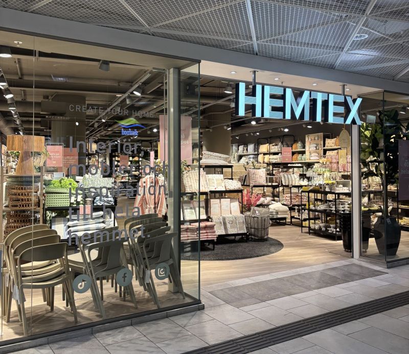 Nya lokaler för Hemtex i Mölndal Galleria